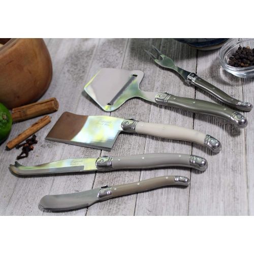  French Home LG035 5 Piece Cheese Knife Set, Mist