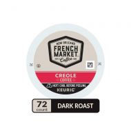 French Market Coffee French Market Medium Dark Roast and Chicory Single Serve Cups Coffee, 12 Count (Pack of 6)