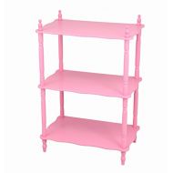 Frenchi Home Furnishing Kids 3-Tier Shelves, Pink