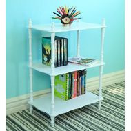 Frenchi Home Furnishing Kids 3-Tier Shelves, White