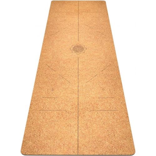  FrenzyBird 5mm Natural Cork Yoga Mat With OXFORD Mat Bag and Strap, Non-Slip, Double-Sided,Antimicrobial,Free of PVC and Other Harmful Chemicals, For Yoga,Hot Yoga and Pilates