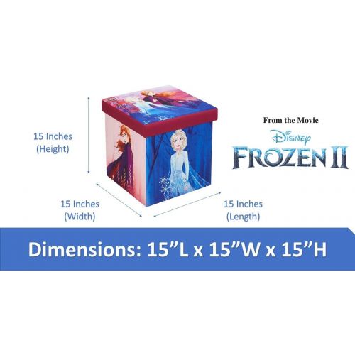  Fresh Home Elements Disney toy box ottoman storage, 15 Frozen 2