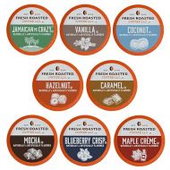 Fresh Roasted Coffee, The Great Eight, Flavored Coffee Pod Variety Pack, K-Cup Compatible, 96 Count