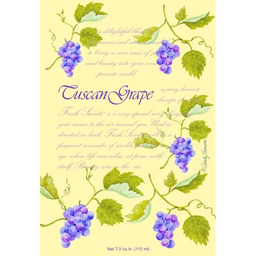  Fresh Scents Scented Sachets - Tuscan Grape, Lot of 6