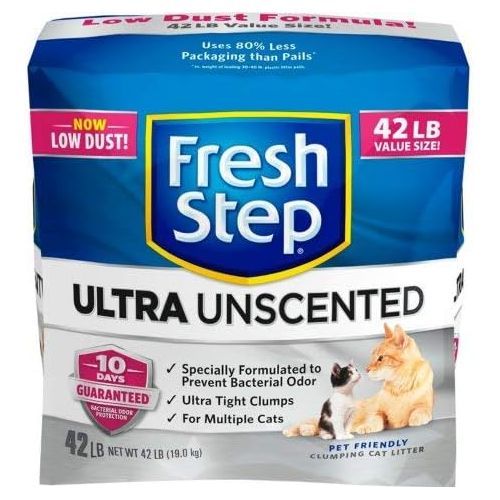  Fresh Step Unscented Lightweight Litter, Clumping Cat Litter