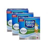 Fresh Step Odor Shield with Febreze Freshness, Clumping Cat Litter, Scented 25 lb Pack of 3