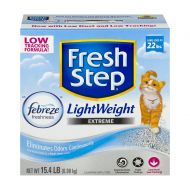 Fresh Step Lightweight Extreme with Febreze Freshness, Clumping Cat Litter, Scented, 15.4 Pounds (3 Box)