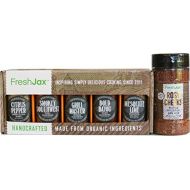 FreshJax Gourmet Grilling Spices Kit Bundle, Rosy Cheeks Barbecue Seasoning and Grill Lovers Gift...
