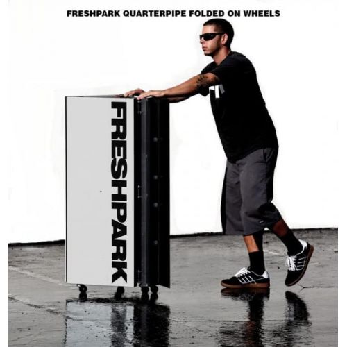  Freshpark Professional Quarter Pipe for BMX and Skateboard Ramp