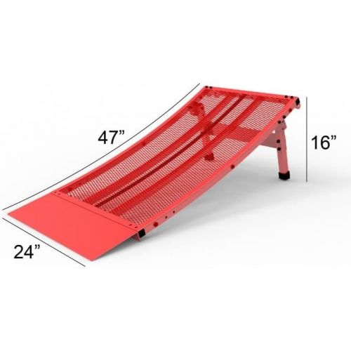  Freshpark Industries | BMX Jump Ramp | Foldable & Portable | Right for Pros to Beginners | StaCyc, BMX, MTB, RC and More | Launch Ramp | Made to Last