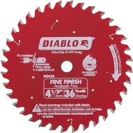 Diablo D0436X 4-1/2-Inch 36 Tooth ATB Cordless Trim Saw Blade with 20-Millimeter Arbor and 3/8-Inch Reducer Bushing