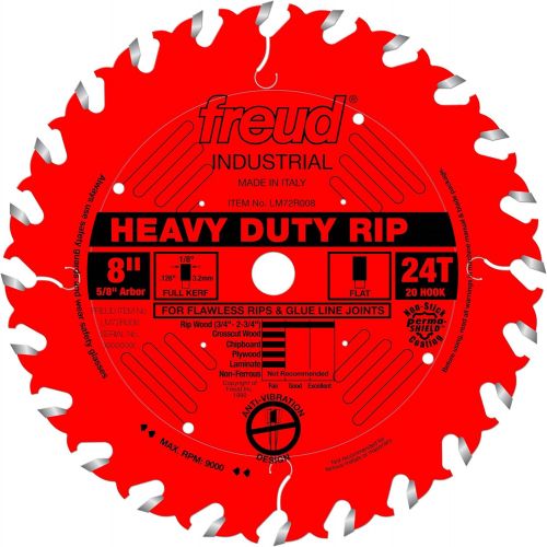  Freud LM72R018 Heavy Duty Industrial Ripping Saw Blade 18-Inch x 36t Flat Top 1 Inch Arbor Coated
