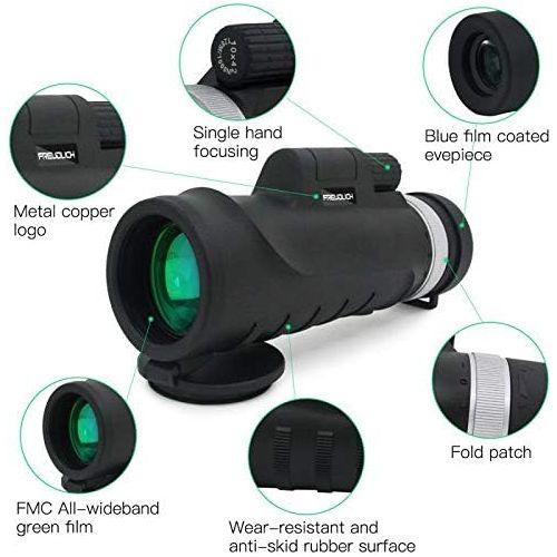  [아마존베스트]Freudlich Binoculars Compact HD Mini Binoculars 10 x 25 Waterproof Telescope Binoculars for Children Adults, Prism BAK4 FMC Lens, Weak Night Vision Function, Field Surfer with Carry Case, Bi