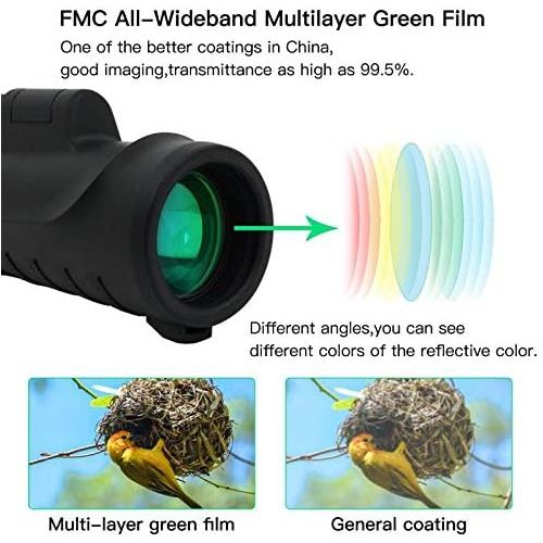  [아마존베스트]Freudlich Binoculars Compact HD Mini Binoculars 10 x 25 Waterproof Telescope Binoculars for Children Adults, Prism BAK4 FMC Lens, Weak Night Vision Function, Field Surfer with Carry Case, Bi