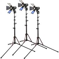 Frezzi 3-Head EyLight 3200K Lamp Combo with Hard Case