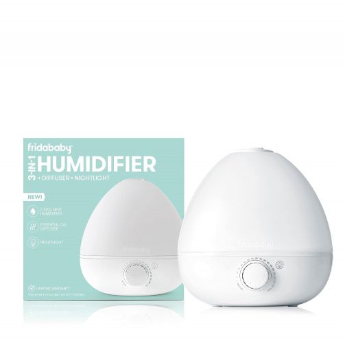  Frida Baby Fridababy 3-in-1 Humidifier with Diffuser and Nightlight, White