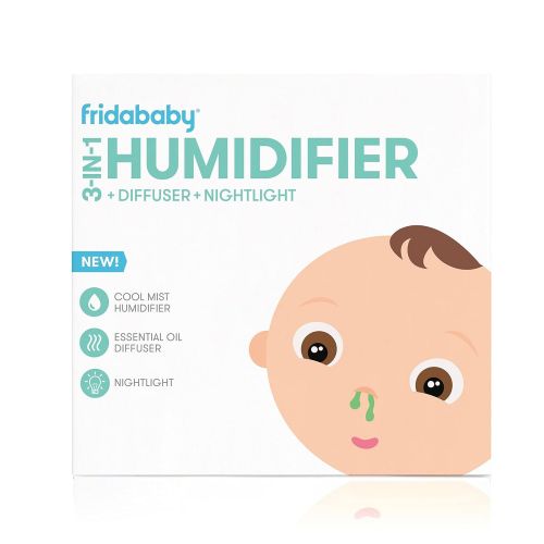  Frida Baby Fridababy 3-in-1 Humidifier with Diffuser and Nightlight, White