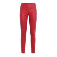 Frida Muse Red stretch leather leggings