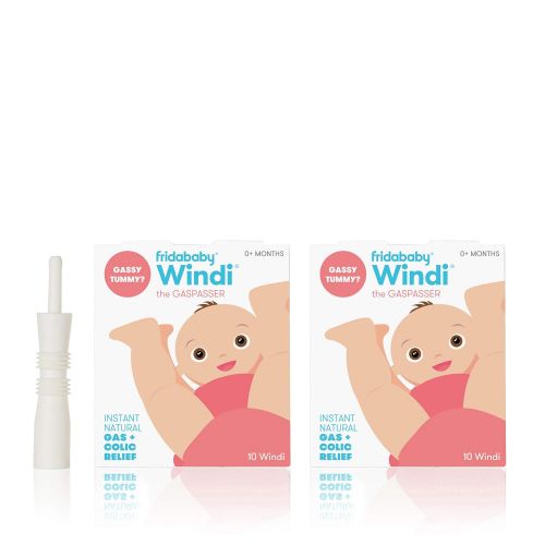  [아마존베스트]FridaBaby Windi The Gaspasser 20 Count/Pack of 2 - The All-Natural Solution for Baby Colic and Gas Relief by Fridababy