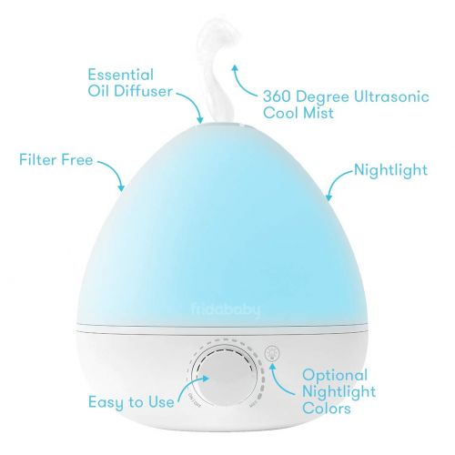  [아마존베스트]FridaBaby 3-in-1 Humidifier, White