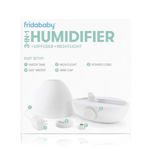  [아마존베스트]FridaBaby 3-in-1 Humidifier, White