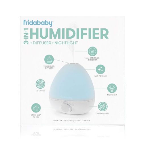  [아마존베스트]FridaBaby 3-in-1 Humidifier, White