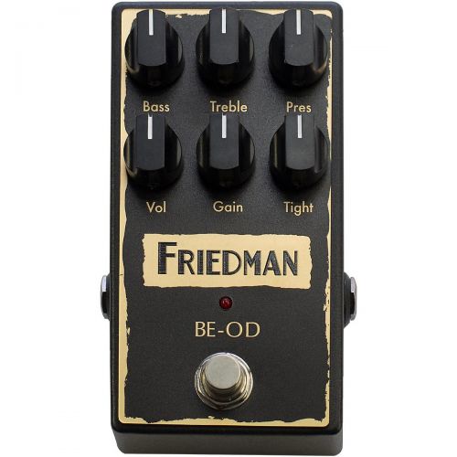  Friedman},description:The BE-OD overdrive pedal captures the tone of the now legendary Friedman BE-100 amplifier which has graced the stages of world class musicians the world over