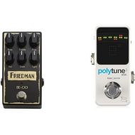 Friedman BE-OD Overdrive Guitar Effects Pedal and TC Electronic POLYTUNE 3 MINI Tiny Polyphonic Tuner