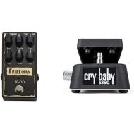 Friedman BE-OD Overdrive Guitar Pedal and JIM DUNLOP Cry Baby 535Q Multi-Wah Guitar Effects Pedal Bundle