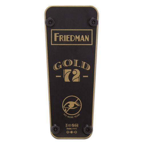  Friedman No More Tears Gold-72 Wah Guitar Effects Pedal