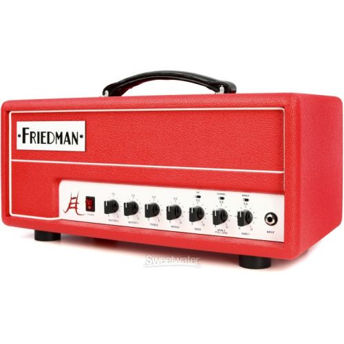  Friedman JEL-20 Jake E. Lee 20-watt Tube Head - Red Bronco Tolex Demo