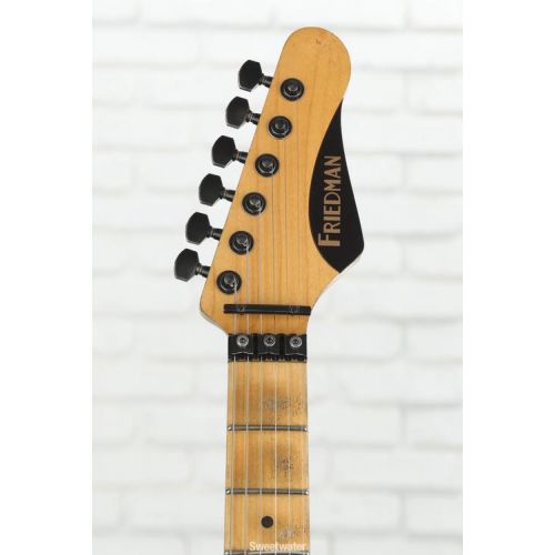  Friedman Cali Aged Electric Guitar - Black with Maple Fingerboard