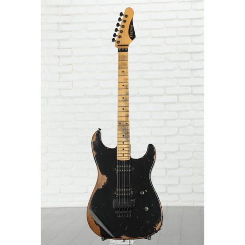  Friedman Cali Aged Electric Guitar - Black with Maple Fingerboard