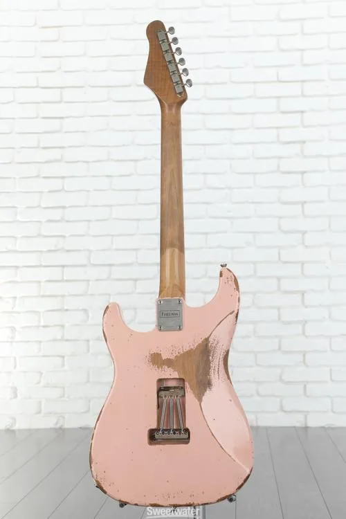  Friedman Vintage S Aged Electric Guitar - Shell Pink