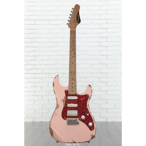  Friedman Vintage S Aged Electric Guitar - Shell Pink