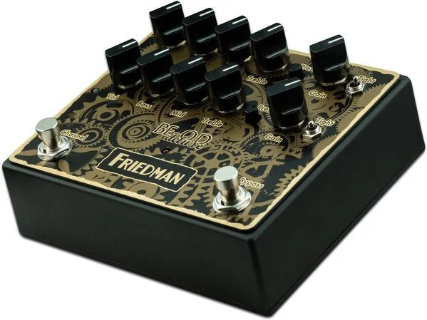  Friedman BE-OD Deluxe Dual Overdrive Pedal - Clockworks Edition Sweetwater Exclusive