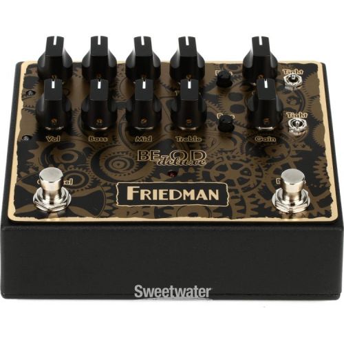  Friedman BE-OD Deluxe Dual Overdrive Pedal - Clockworks Edition Sweetwater Exclusive