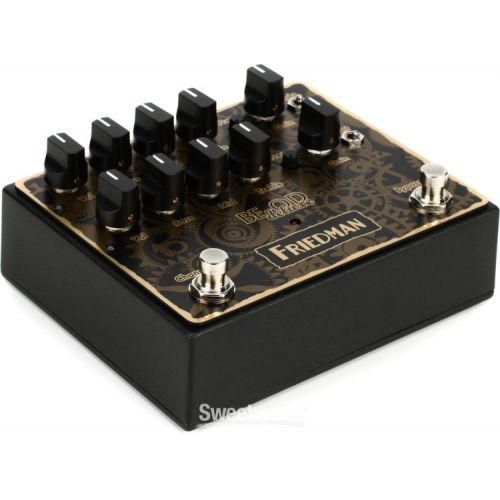  Friedman BE-OD Deluxe Dual Overdrive Pedal - Clockworks Edition Sweetwater Exclusive