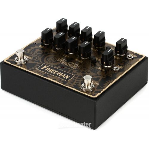  Friedman BE-OD Deluxe Dual Overdrive Pedal - Clockworks Edition Sweetwater Exclusive