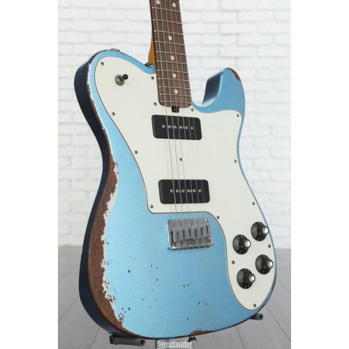  Friedman Vintage T Aged Electric Guitar - Ice Blue Metallic