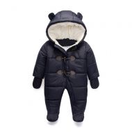 Friedman Children Boy Girl Jumpsuit Kids Duck Down Cotton Overalls Snowsuit Hoodies Clothing