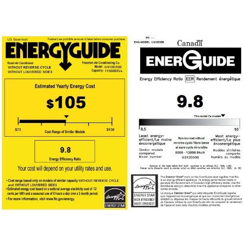  Friedrich Uni-Fit Series US12D30C In Wall Air Conditioner, 11,500 BTU, 230v208v, ENERGY STAR