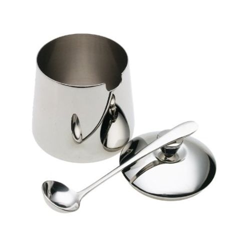  Frieling Stainless Steel Sugar Bowl with Lid and Spoon