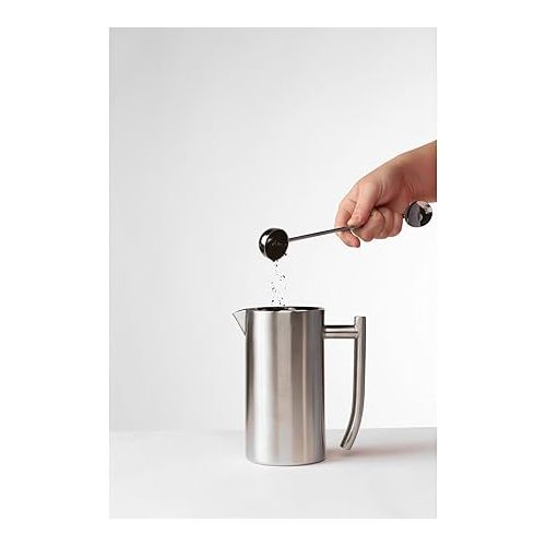  Frieling Double-Walled Stainless-Steel French Press Coffee Maker, Polished, 36 Ounces