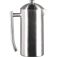 Frieling Double-Walled Stainless-Steel French Press Coffee Maker - Brushed 36 Ounces - French Press Insulated Coffee Maker - Stainless French Press