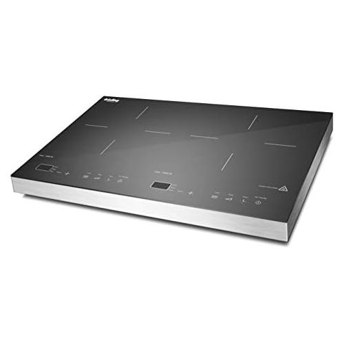  Caso 608108-12400 Pro-S-Line 1800 double Induction Cooktop Burner with 8 Power Levels, Double, Black