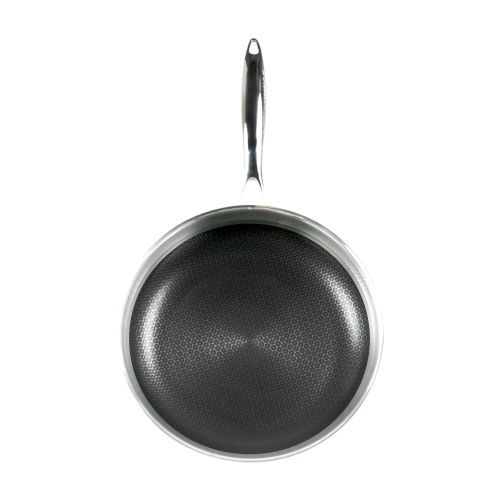  Frieling USA Black Cube Hybrid Stainless/Nonstick Cookware Fry Pan, 11-Inch