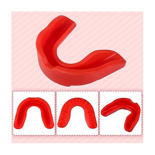  Frienda 50 Pcs Sport Mouth Guards Mouthguard Gum Mouth Guard Teeth Armor Game Guard for Football Hockey Karate Basketball Lacrosse Boxing Basketball Rugby Match (Multiple Color)