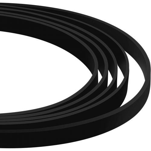  [아마존베스트]Frienda 10 Pieces Turntable Belt Different Specifications Machine Recorder Rubber Belt for Repair Replacement Maintenance Most Kinds of Belt-Driven Turntables, 5 Sizes