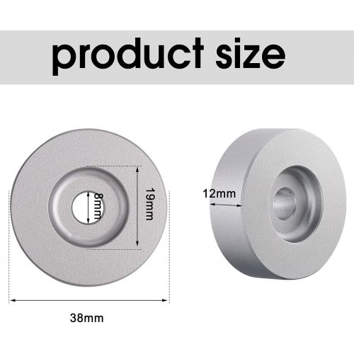  Frienda 45 RPM Adapter 7 Inch Vinyl Record Solid Aluminum Dome 45 Adapter for Vinyl Record Turntables